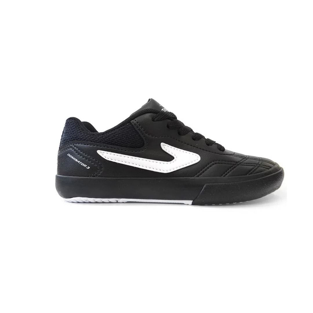 ChuteiraTopper Futsal Dominator III Preto/Branco