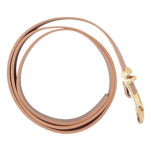 Detalhe - Cinto Classe Feminino Fino De Couro Cf165 Tan