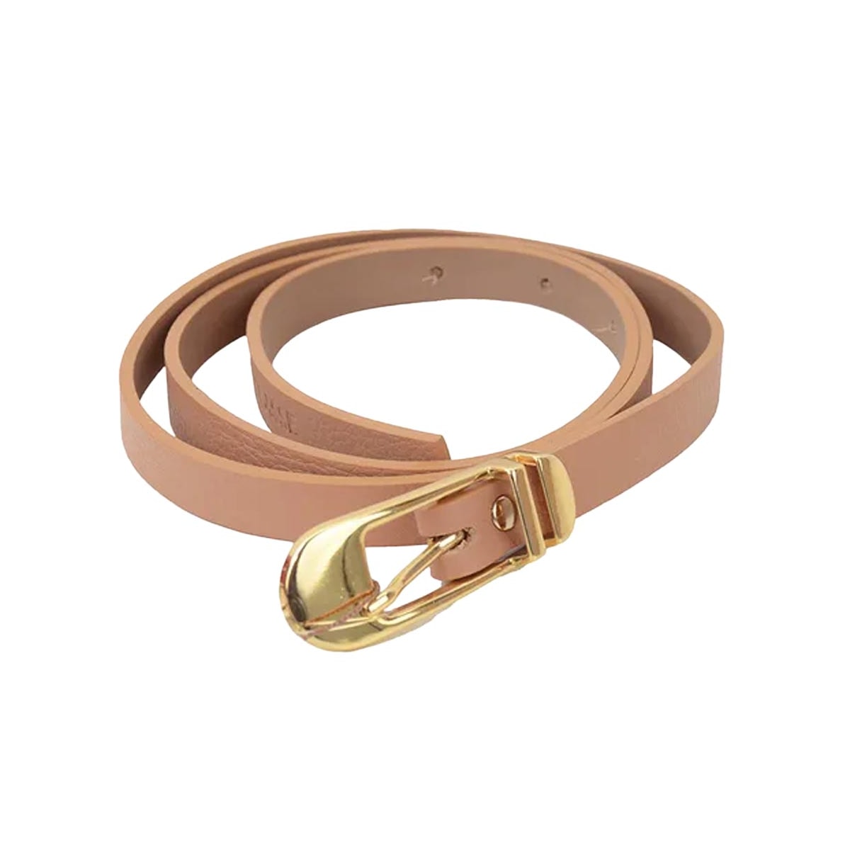 Cinto Classe Feminino Fino De Couro Cf165 Tan Cinto Classe Feminino Fino De Couro Cf165 Tan