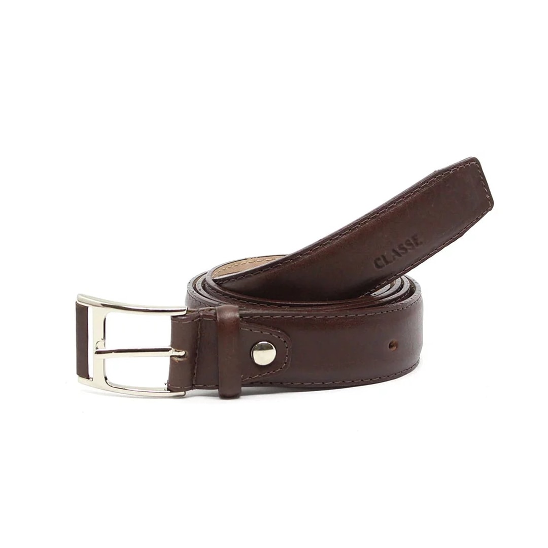 Cinto Classe Masculino de Couro Cm11 Brown