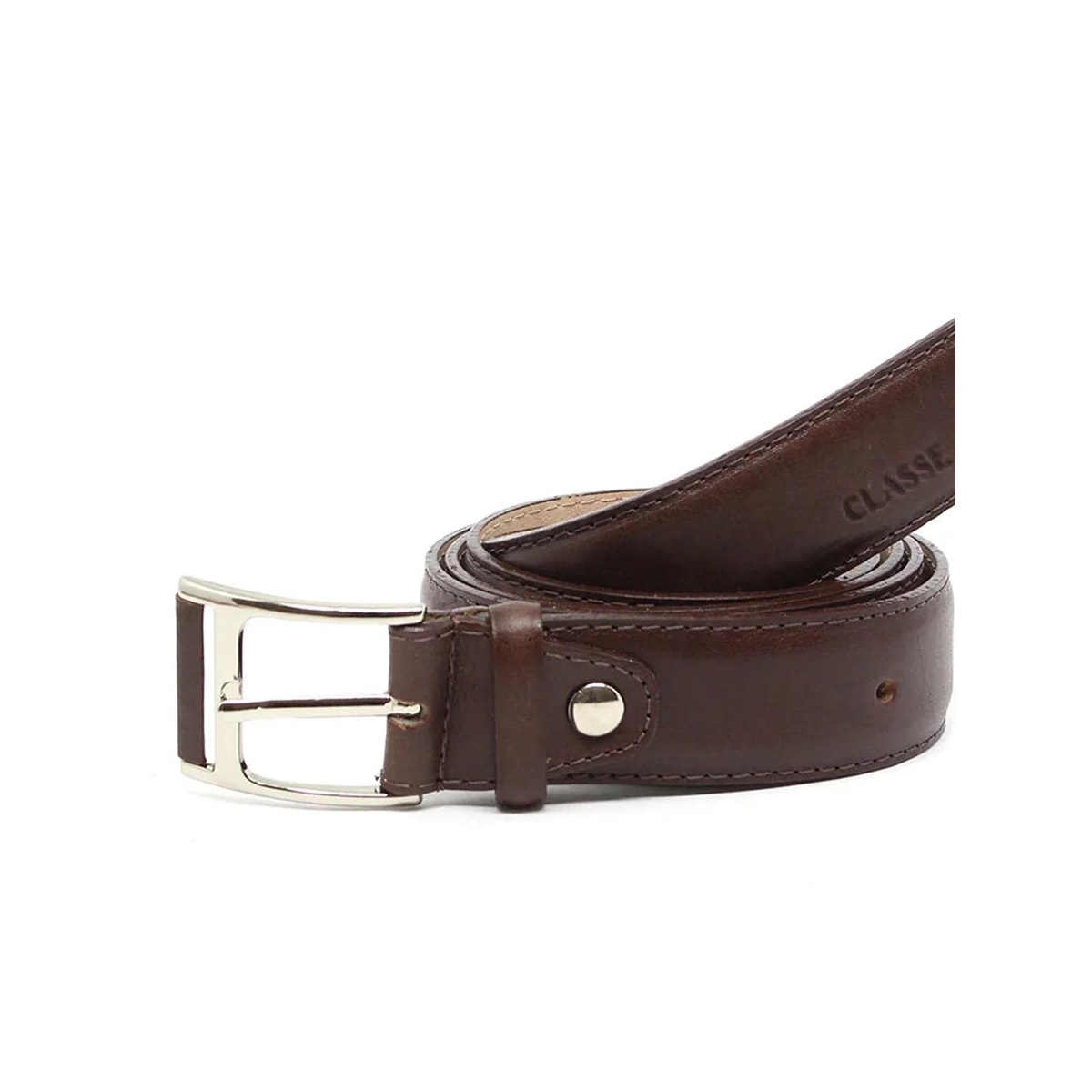 Cinto Classe Masculino de Couro Cm11 Brown Cinto Classe Masculino de Couro Cm11 Brown