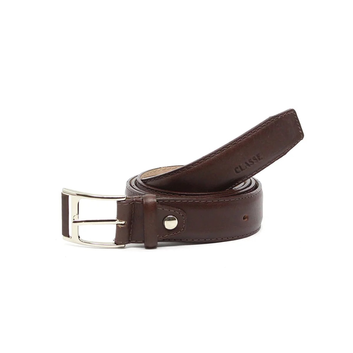 Cinto Classe Masculino de Couro Cm11 Brown Cinto Classe Masculino de Couro Cm11 Brown