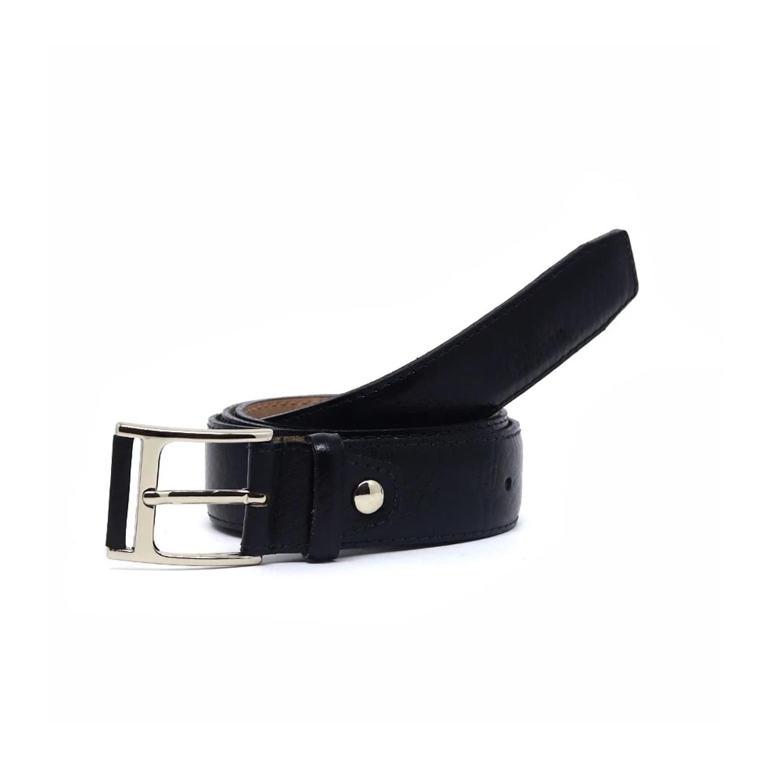 Cinto Classe Masculino de Couro Cm11 Preto
