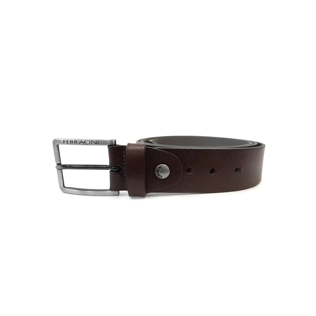 Cinto Ferracini Masculino de Couro Fc565 Tabaco