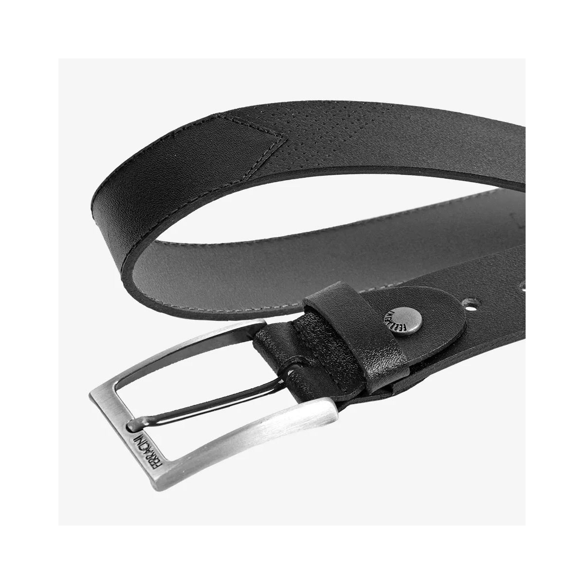 Cinto Ferracini Masculino De Couro Fc667 Preto