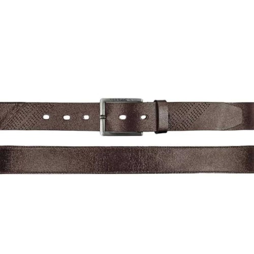 Detalhe - Cinto Ferracini Masculino De Couro Fc667 Tabaco