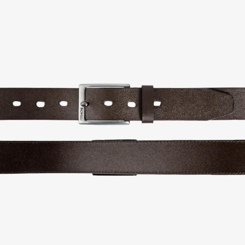 Detalhe - Cinto Ferracini Masculino De Couro Fc667 Tabaco