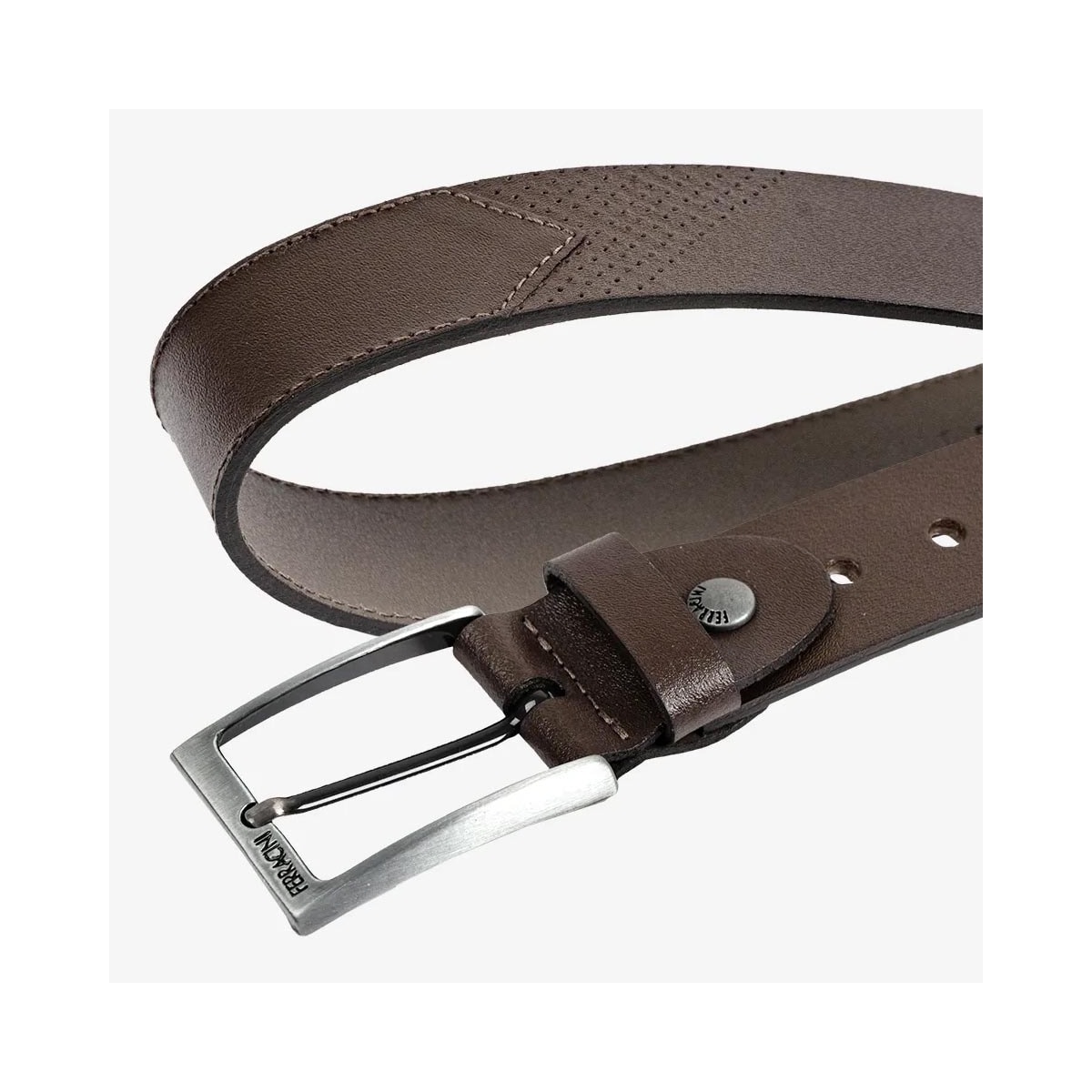 Cinto Ferracini Masculino De Couro Fc667 Tabaco