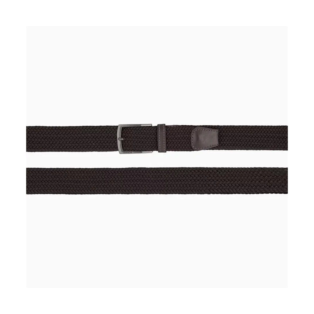 Cinto Ferracini Masculino Elastico Com Couro Fc606 Cafe