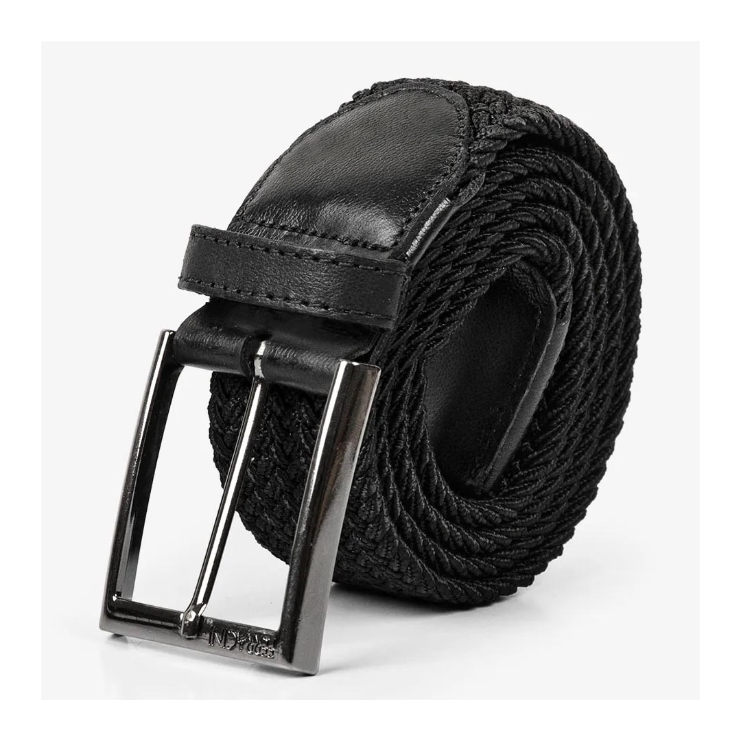 Cinto Ferracini Masculino Em Couro E Elástico Fc675 Preto Cinto Ferracini Masculino Em Couro E Elástico Fc675 Preto