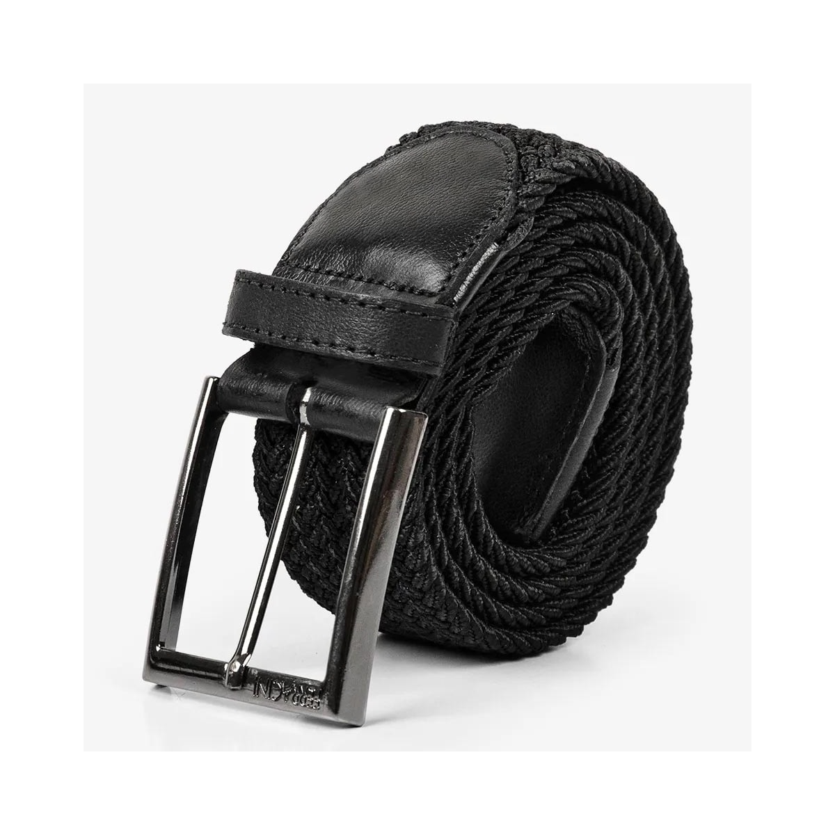 Cinto Ferracini Masculino Em Couro E Elástico Fc675 Preto Cinto Ferracini Masculino Em Couro E Elástico Fc675 Preto
