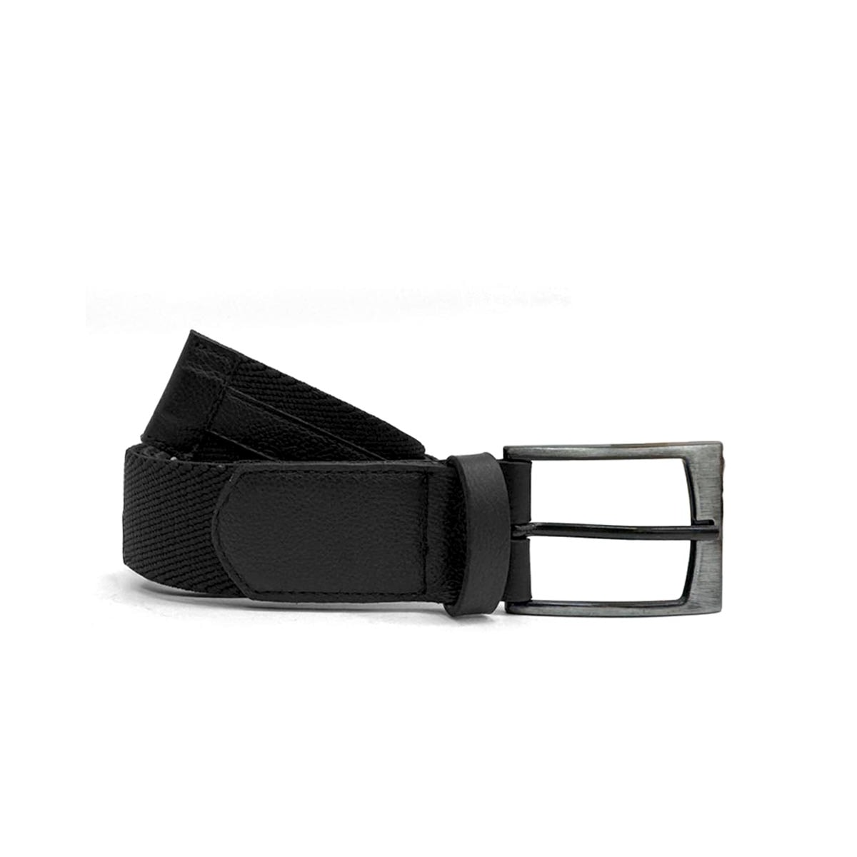 Cinto Franciscomelo Masculino De Couro Elástico Fm 086 Preto Cinto Franciscomelo Masculino De Couro Elástico Fm 086 Preto