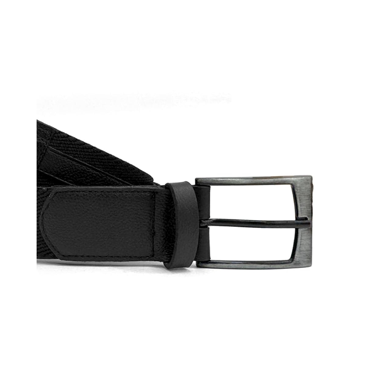 Cinto Franciscomelo Masculino De Couro Elástico Fm 086 Preto Cinto Franciscomelo Masculino De Couro Elástico Fm 086 Preto
