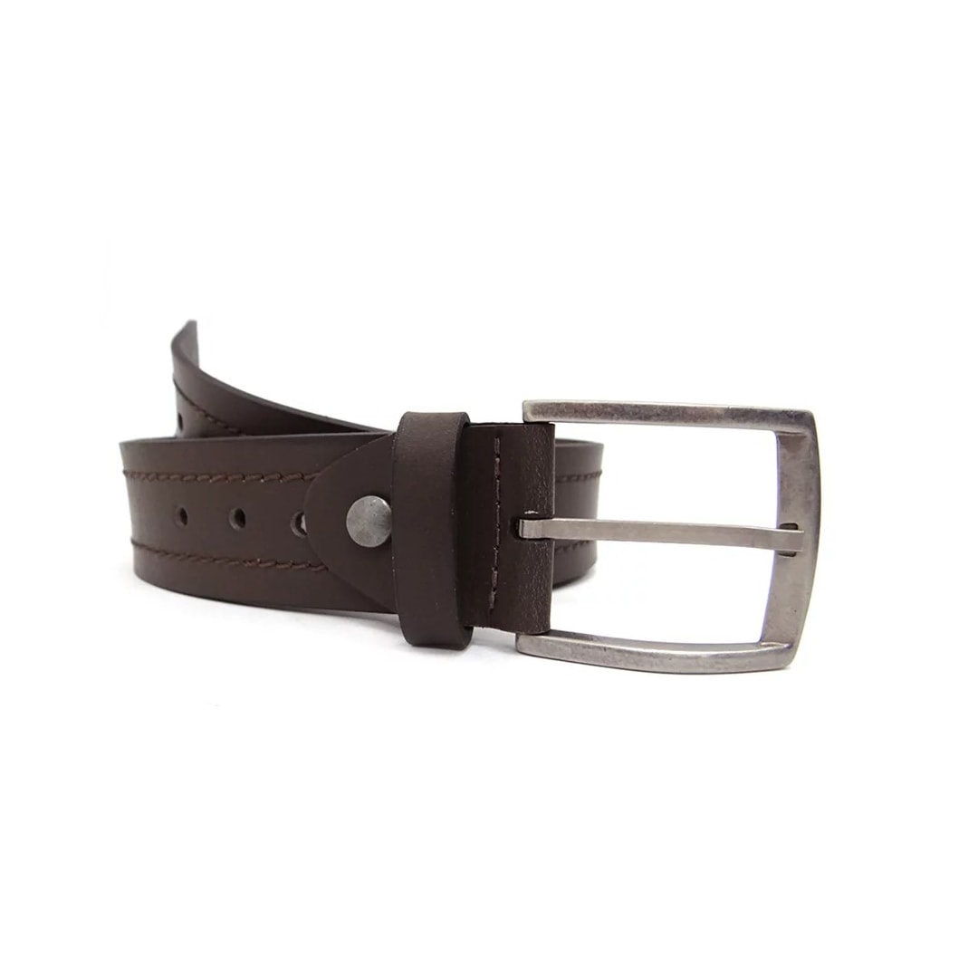 Cinto Franciscomelo Masculino de Couro Fm 1081 Chocolate