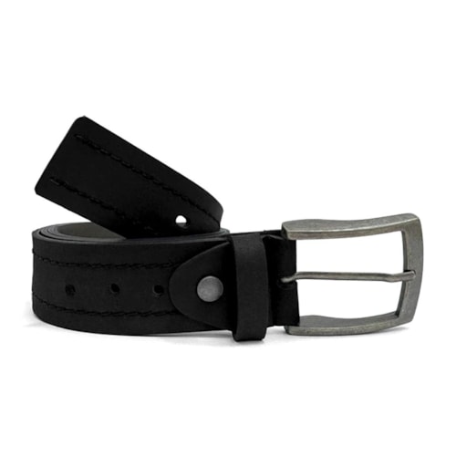 Cinto Franciscomelo Masculino de Couro Fm 1081 Preto