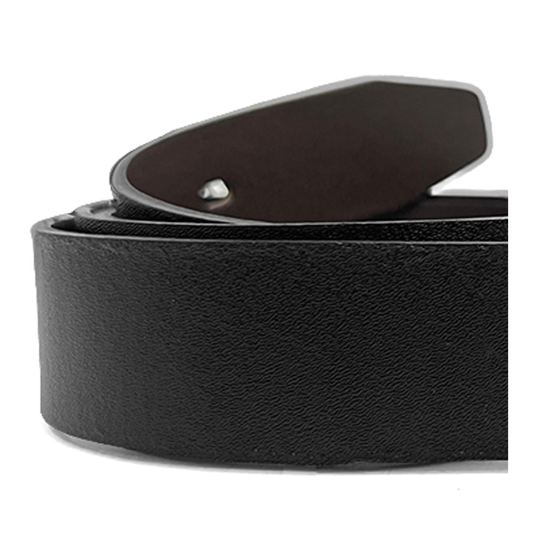 Cinto Franciscomelo Masculino Dupla Face Largo Fm 079 Preto/Tabaco Cinto Franciscomelo Masculino Dupla Face Largo Fm 079 Preto/Tabaco