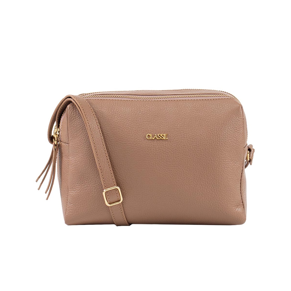 Classe Bolsa Feminina Croosbody De Couro 2870 Mocacchino Classe Bolsa Feminina Croosbody De Couro 2870 Mocacchino