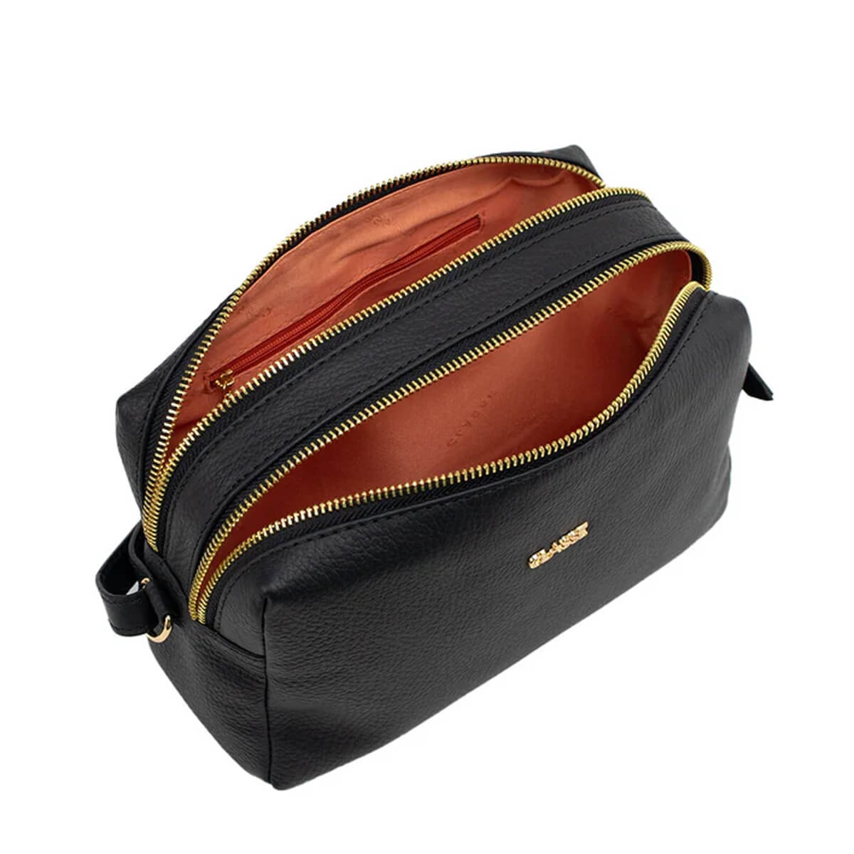 Classe Bolsa Feminina Croosbody De Couro 2870 Preto Classe Bolsa Feminina Croosbody De Couro 2870 Preto
