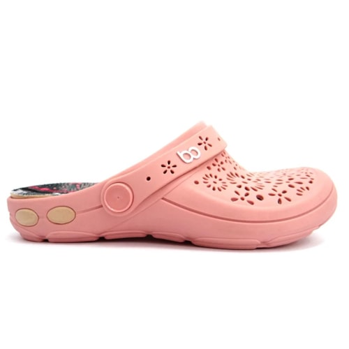 Clog Boa Onda Estampado Feminino Nellie 1317-136 Flamingo