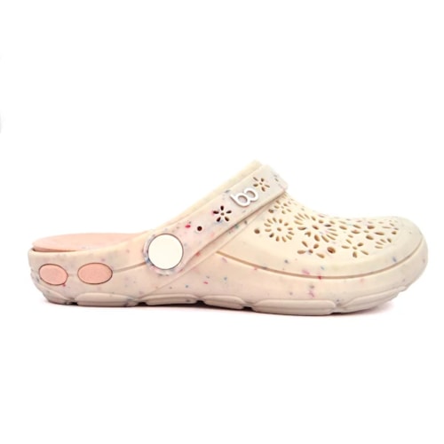 Clog Boa Onda Estampado Feminino Nellie 1317-139 Cru Eco