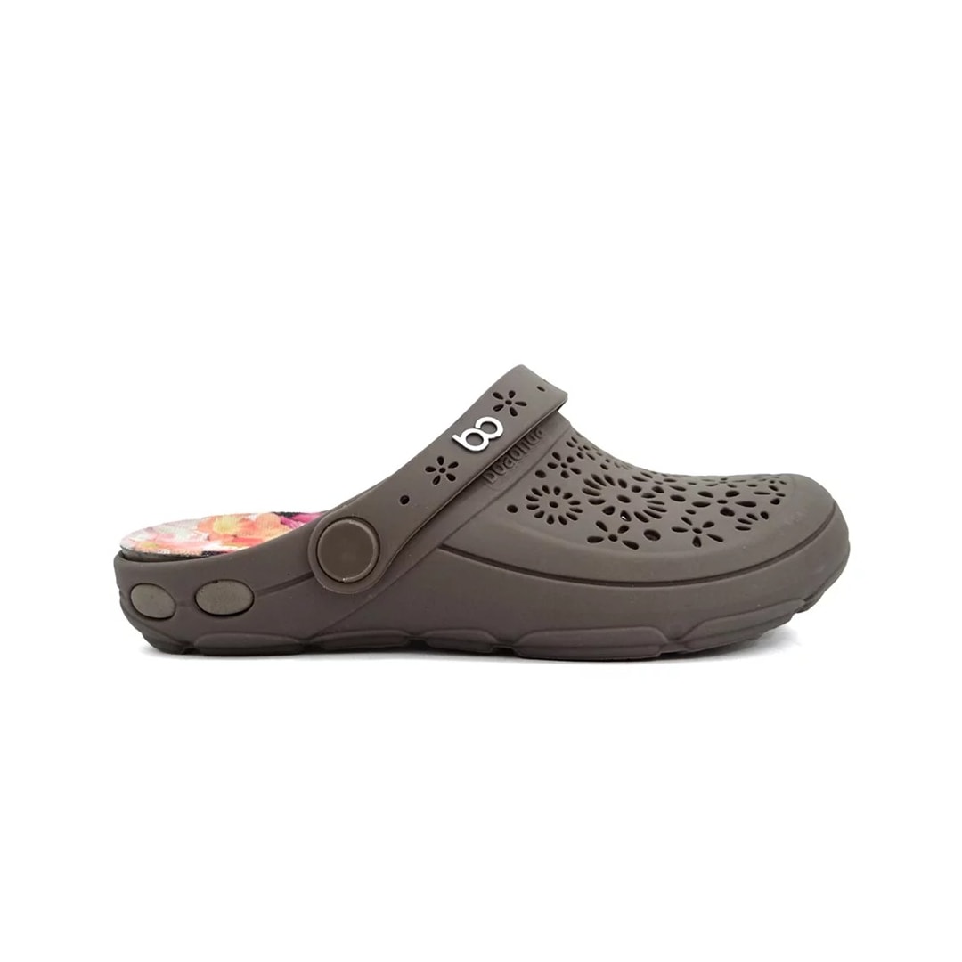 Clog Boa Onda Estampado Feminino Nellie 1317-145 Capuccino