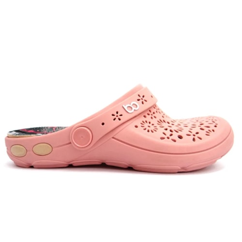 Detalhe - Clog Boa Onda Estampado Nellie 1317-139 Flamingo