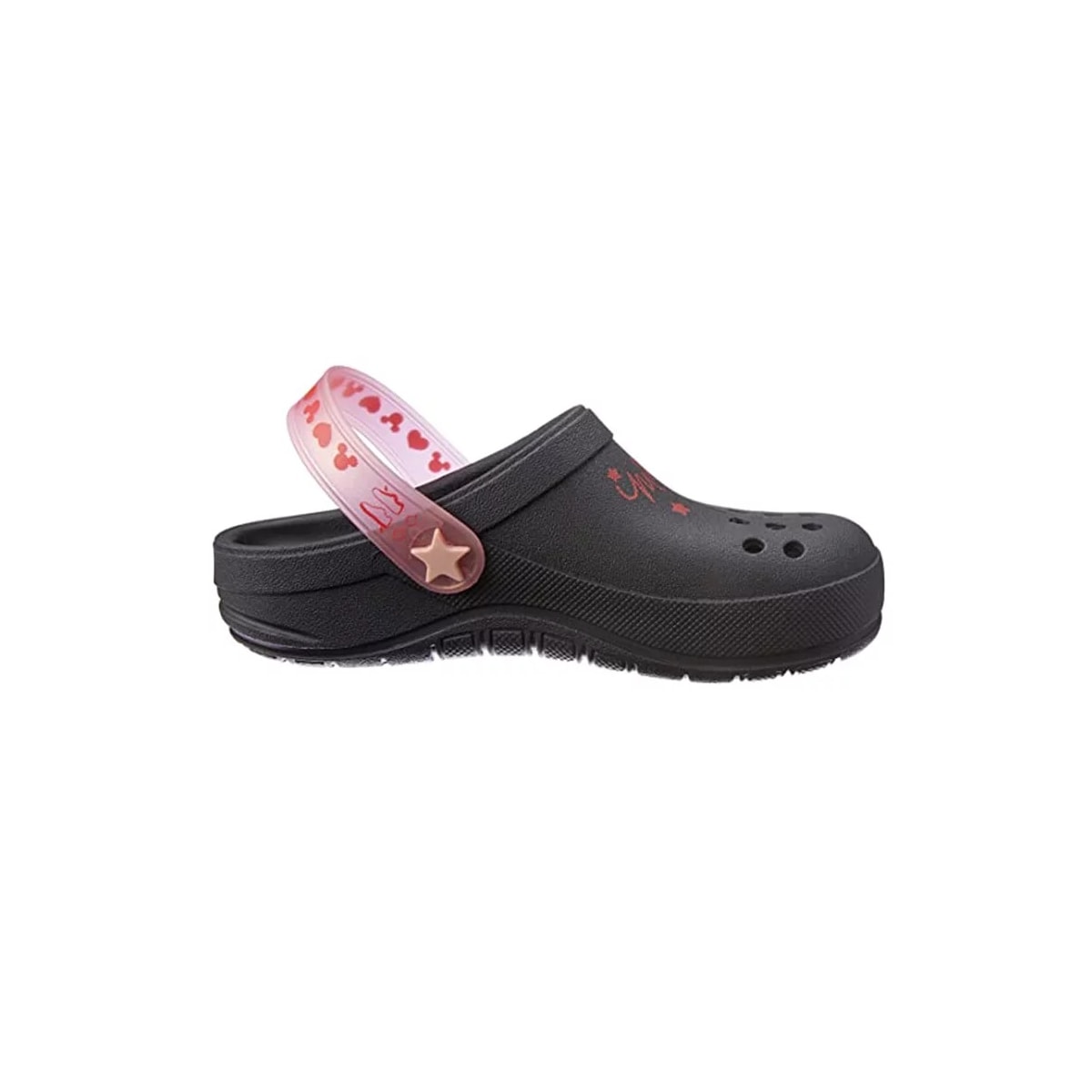 Clog Grendene Kids Menina 22753 Preto/Rosa Clog Grendene Kids Menina 22753 Preto/Rosa