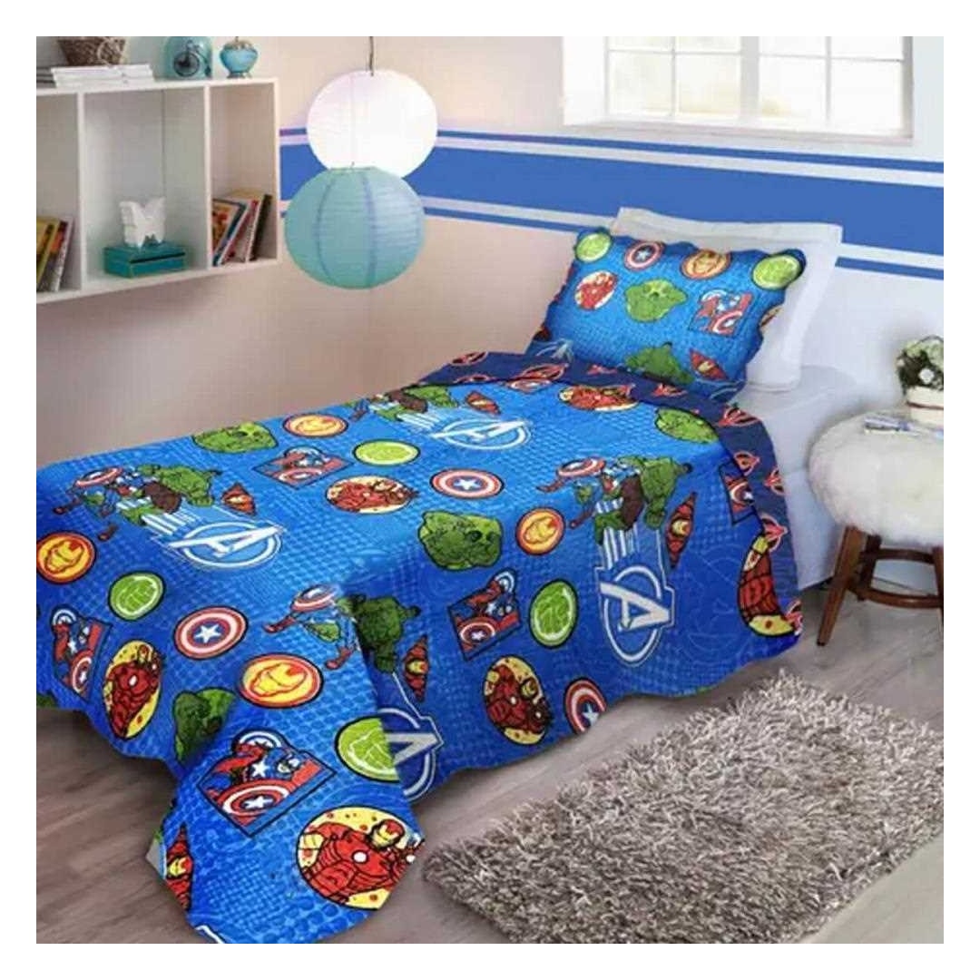 Colcha Jolitex De Solteiro Matelassada Azul