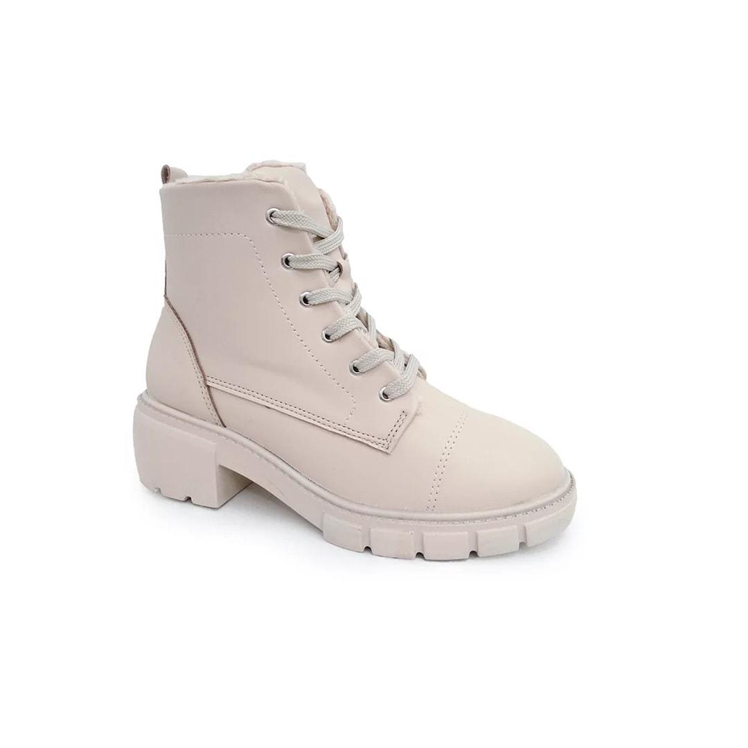 Coturno Beira Rio Feminino 9077.101 Creme