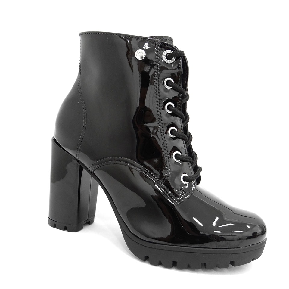 coturno feminino preto via marte