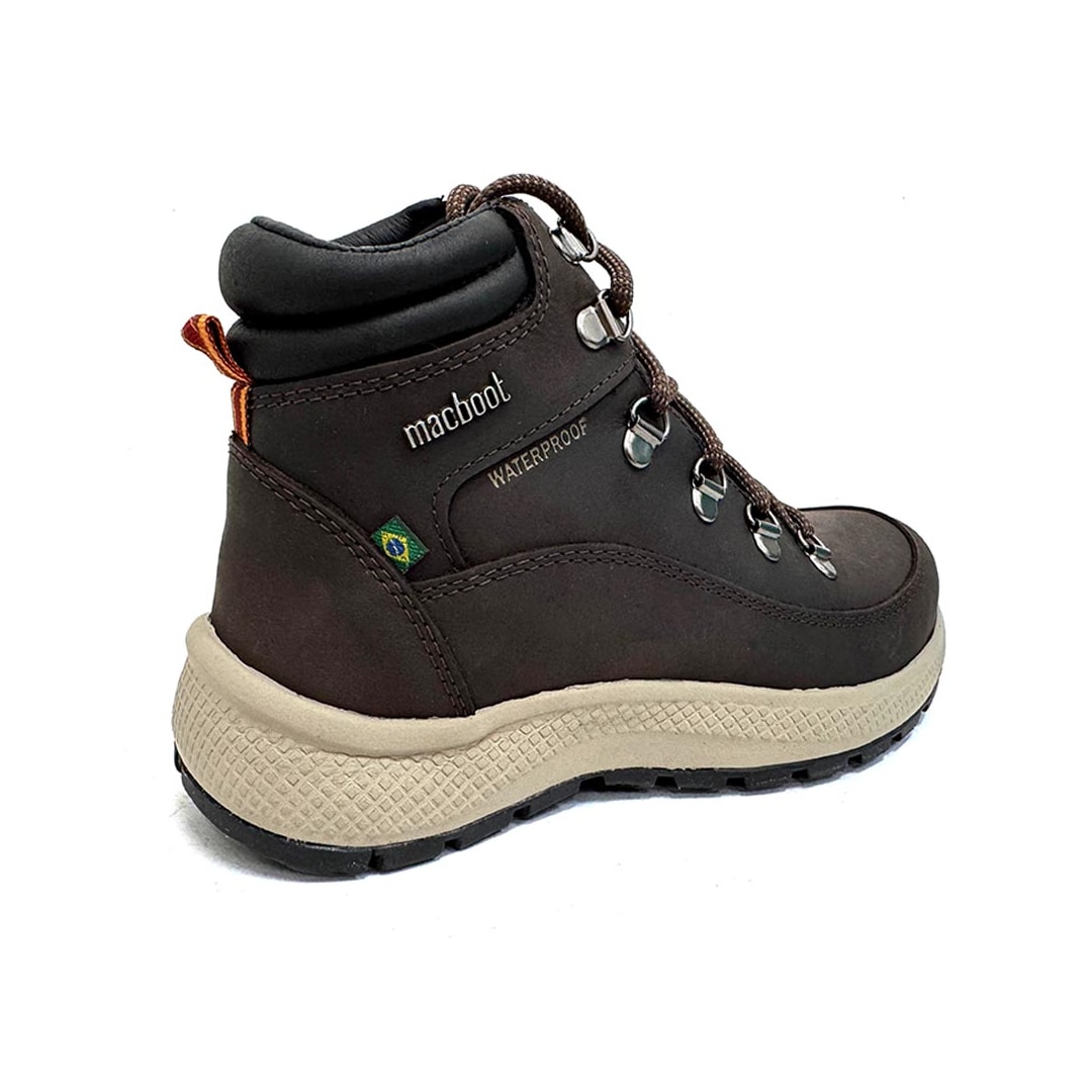 Coturno Macboot Feminino Adventure De Couro P26012 01 Sabine Cafe