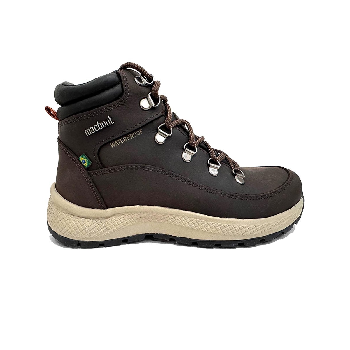 Coturno Macboot Feminino Adventure De Couro P26012 01 Sabine Cafe Coturno Macboot Feminino Adventure De Couro P26012 01 Sabine Cafe
