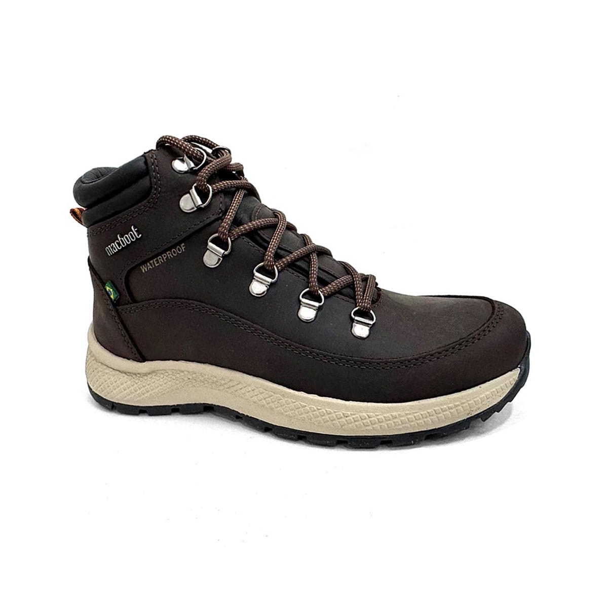 Coturno Macboot Feminino Adventure De Couro P26012 01 Sabine Cafe Coturno Macboot Feminino Adventure De Couro P26012 01 Sabine Cafe