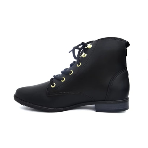Detalhe - Coturno Moleca Feminino 5335.107 Preto/Preto