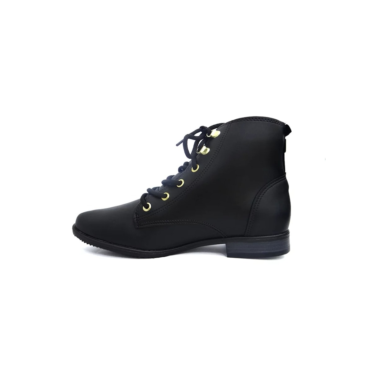 Coturno Moleca Feminino 5335.107 Preto/Preto Coturno Moleca Feminino 5335.107 Preto/Preto