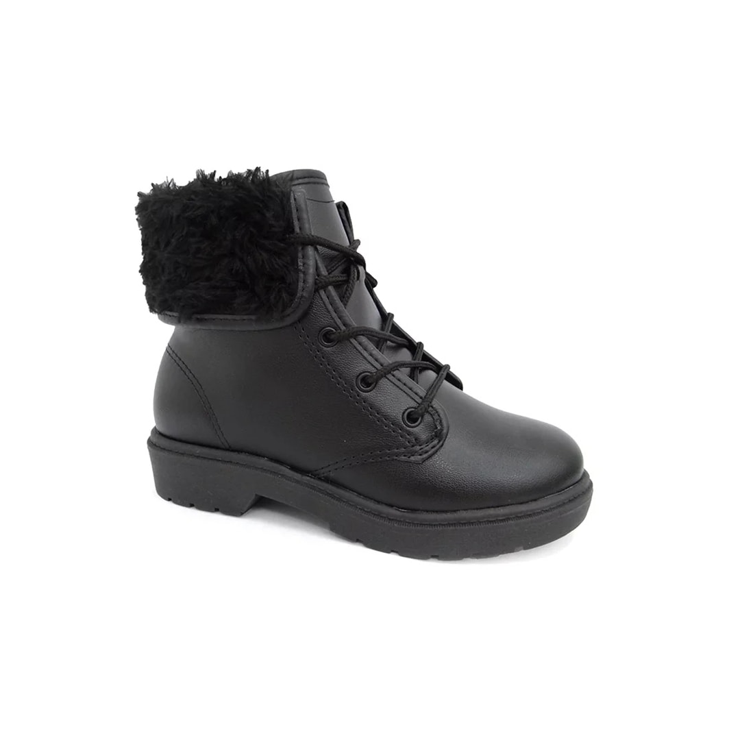 Coturno Molekinha Kids Menina 2164.117 Preto