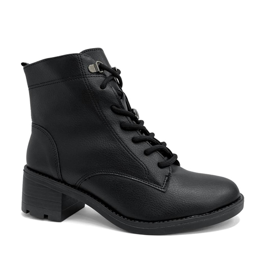 Coturno Via Marte Feminino 002-002-01 Preto