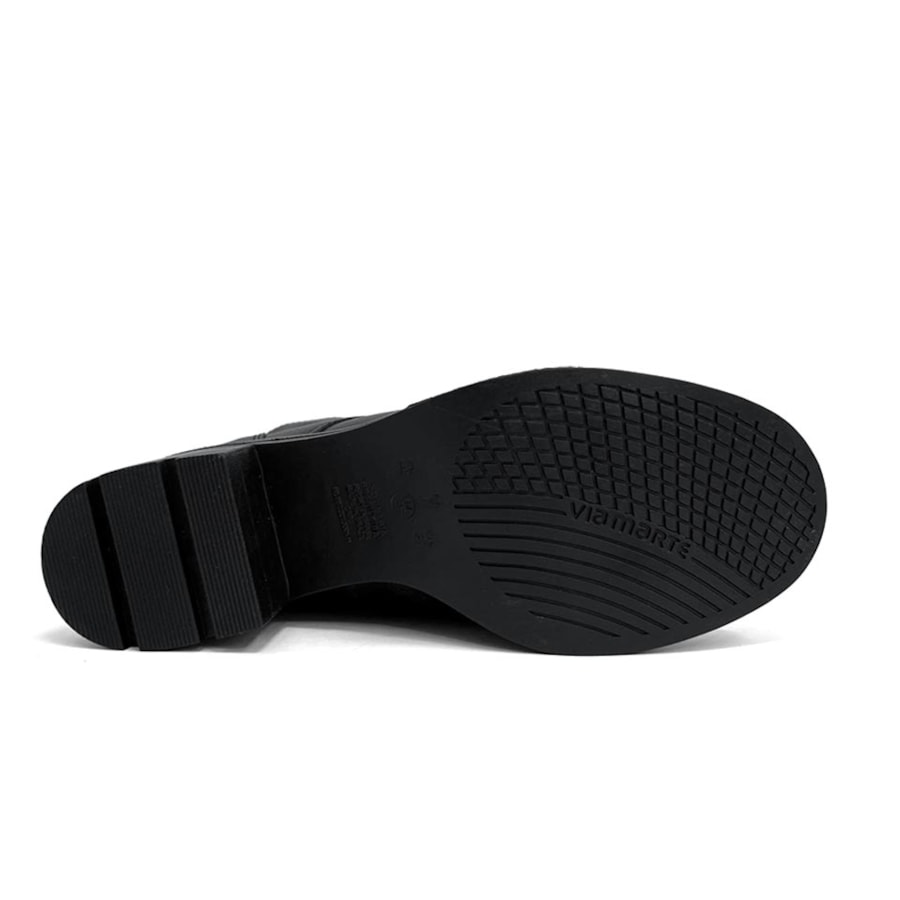 Coturno Via Marte Feminino 002-002-01 Preto