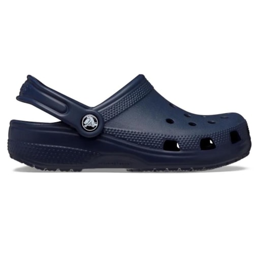 Detalhe - Crocs Babuche Classic Clog Feminino X10001 Navy
