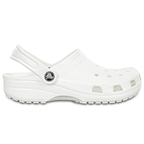 Detalhe - Crocs Babuche Classic Clog Feminino X10001 White