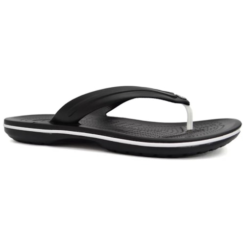 Crocs Chinelo Masculino Crocband Flip Army 11033 Preto