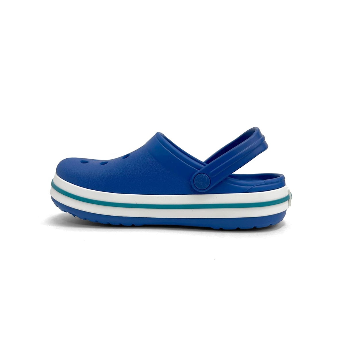 Crocs Sandália Infantil Crocband Clog 207005-4Pi Blue Bolt Crocs Sandália Infantil Crocband Clog 207005-4Pi Blue Bolt
