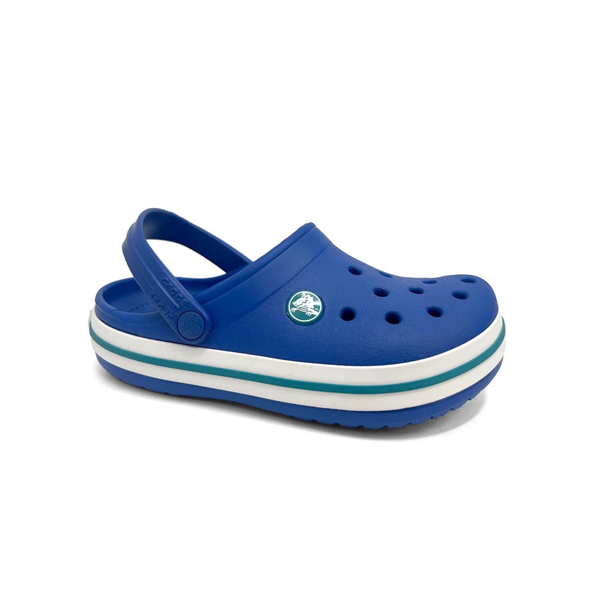 Crocs Sandália Infantil Crocband Clog 207005-4Pi Blue Bolt Crocs Sandália Infantil Crocband Clog 207005-4Pi Blue Bolt