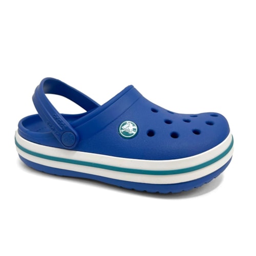 Crocs Sandália Infantil Crocband Clog 207005-4Pi Blue Bolt