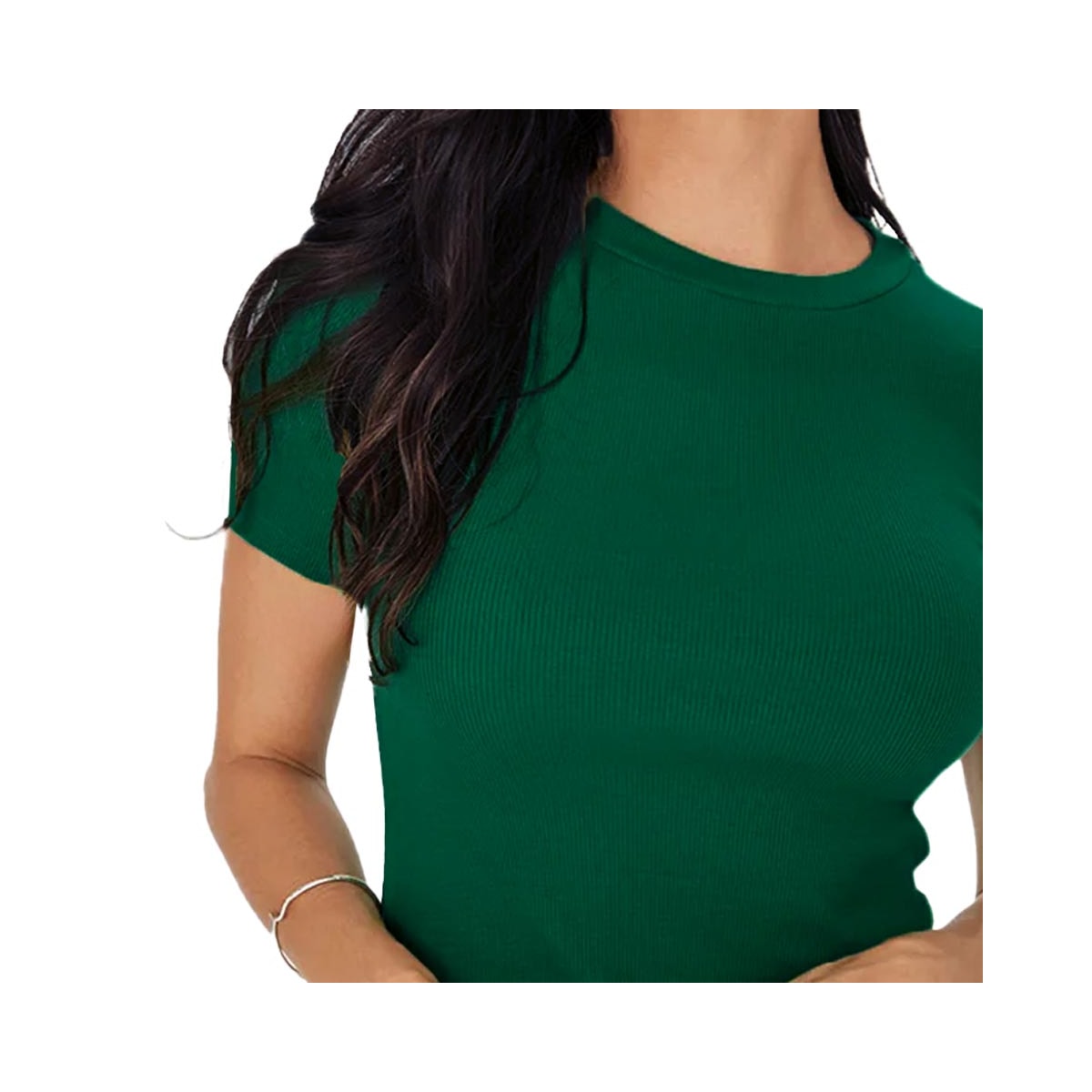 Cropped Malwee Meia Manga 114191 Musgo