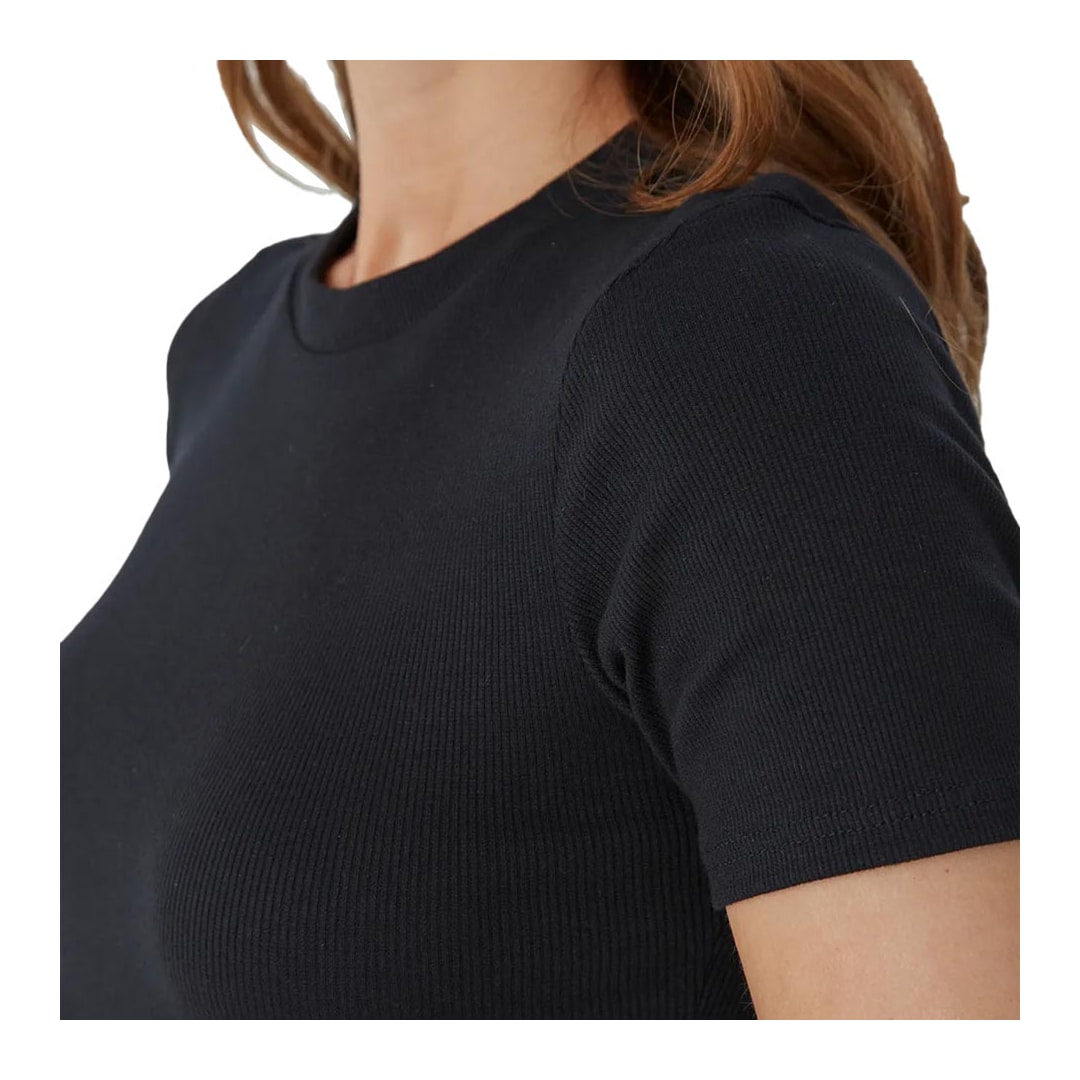 Cropped Malwee Meia Manga 114191 Preto