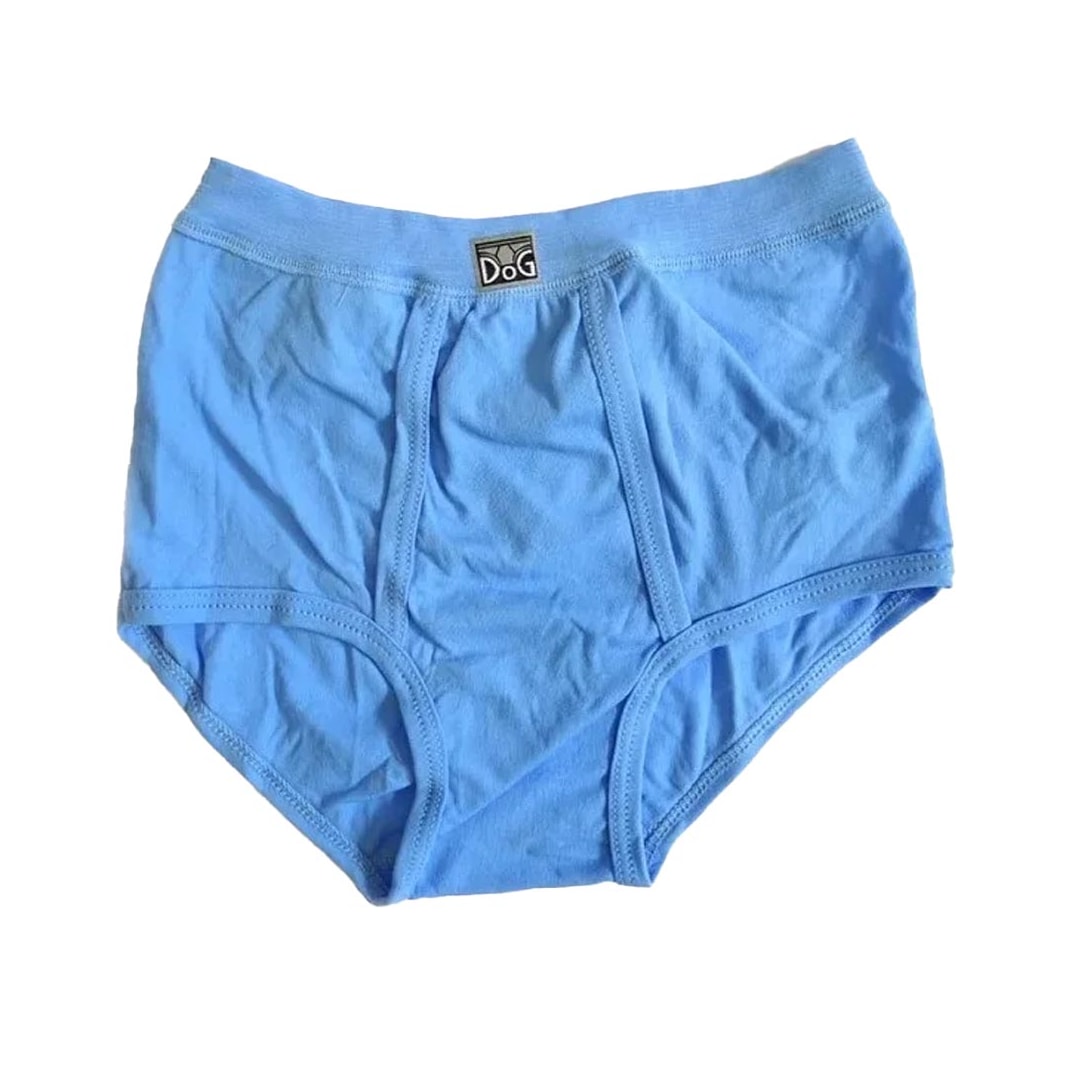 Cueca Dog 2 Aberturas 100% Poliamida Azul
