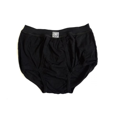 Cueca Dog 2 Aberturas 100% Poliamida Preto