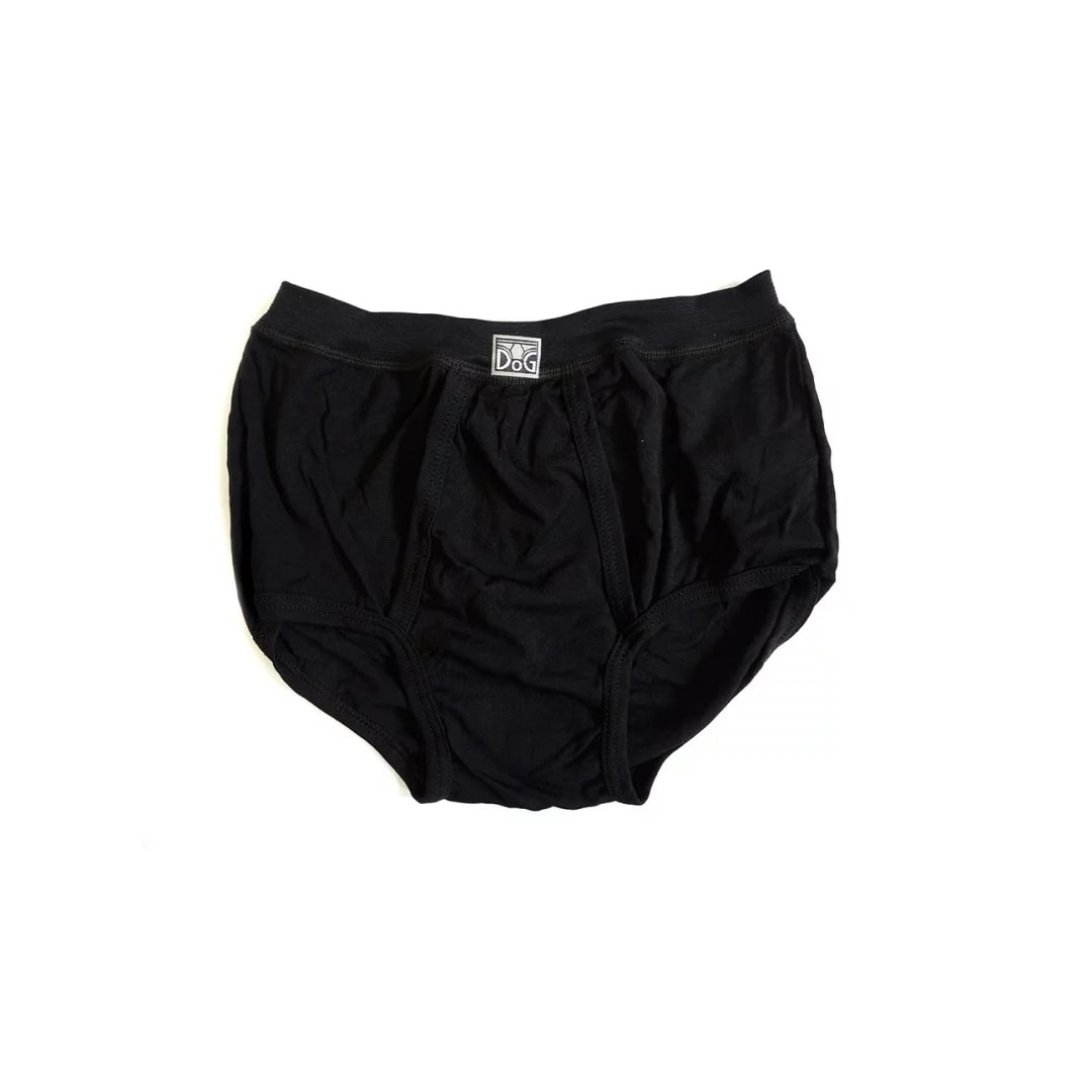 Cueca Dog 2 Aberturas 100% Poliamida Preto