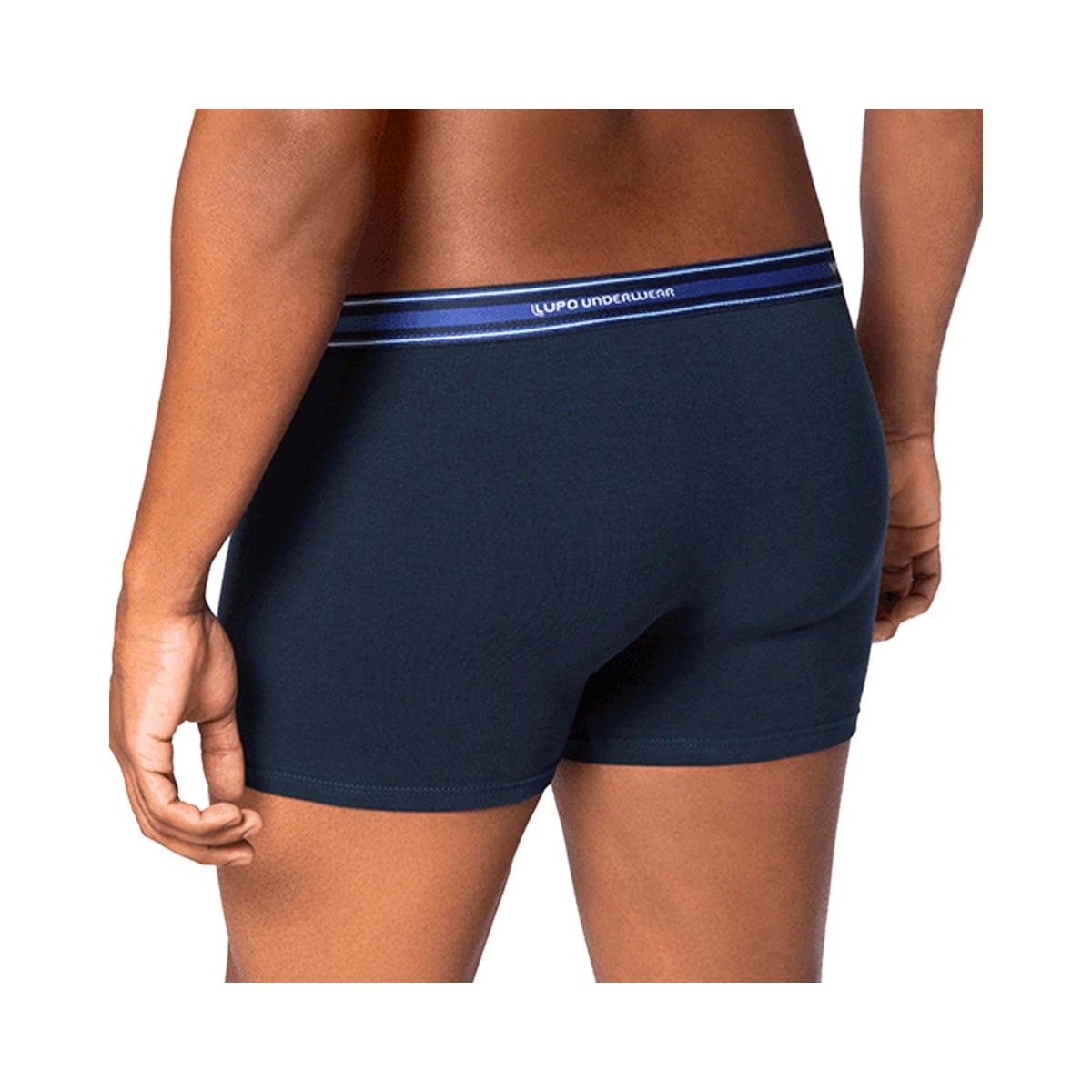 Cueca Lupo Boxer De Algodão 00653 Azul Marinho Cueca Lupo Boxer De Algodão 00653 Azul Marinho